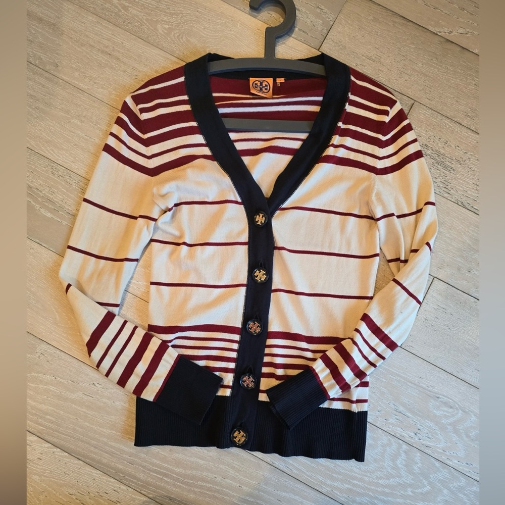 Tory burch cardigan size small